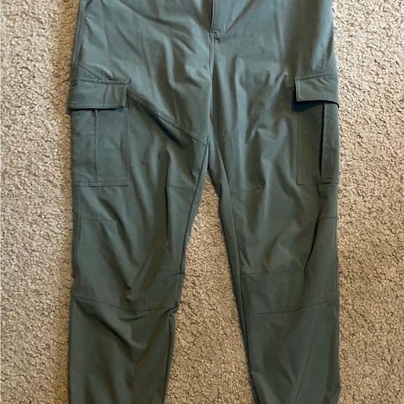 Men's Pinkbomb Green (sage) Flexible Hiking Cargo Pants Size M - Picture 2 of 11